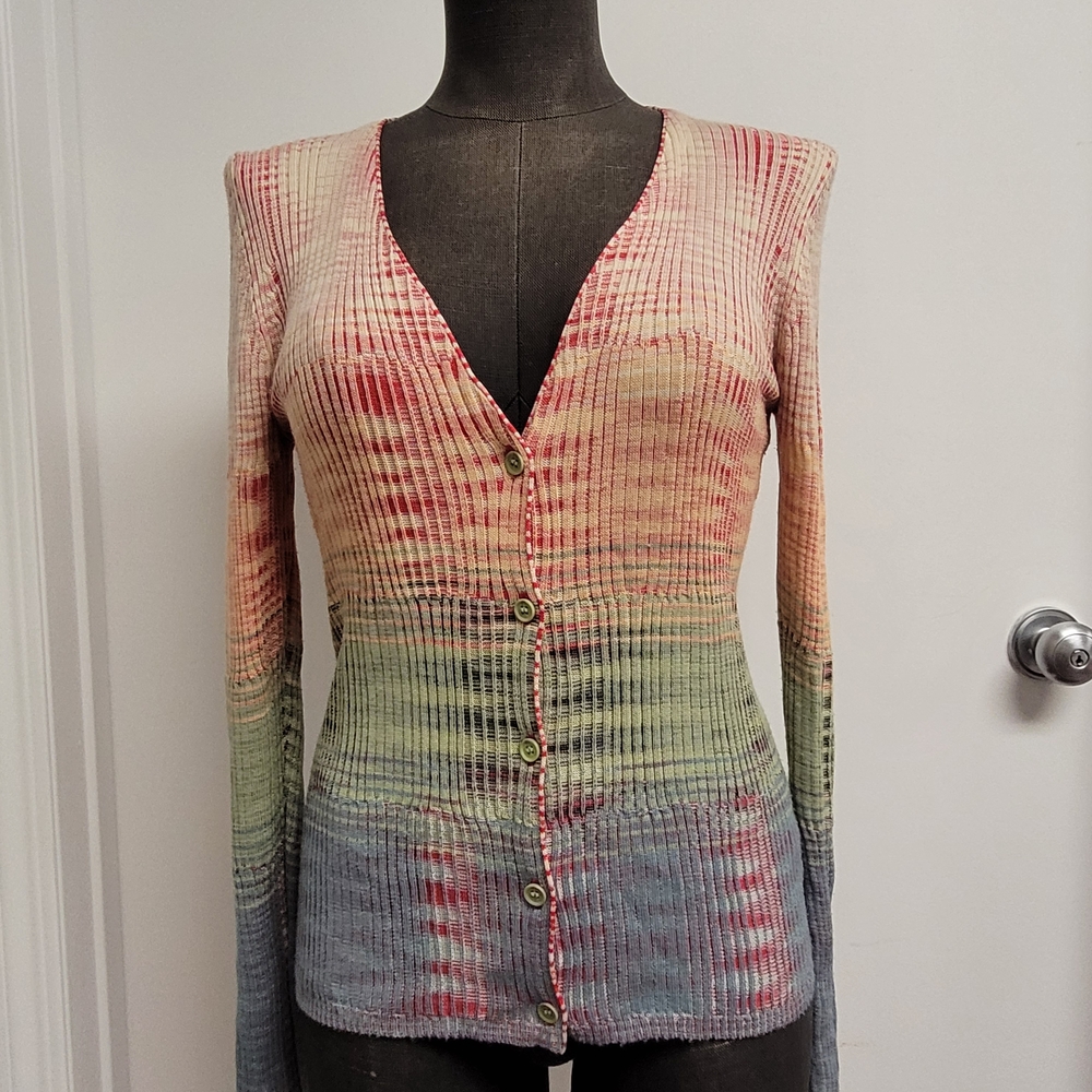 Missoni Gradient Button-Up Cardigan